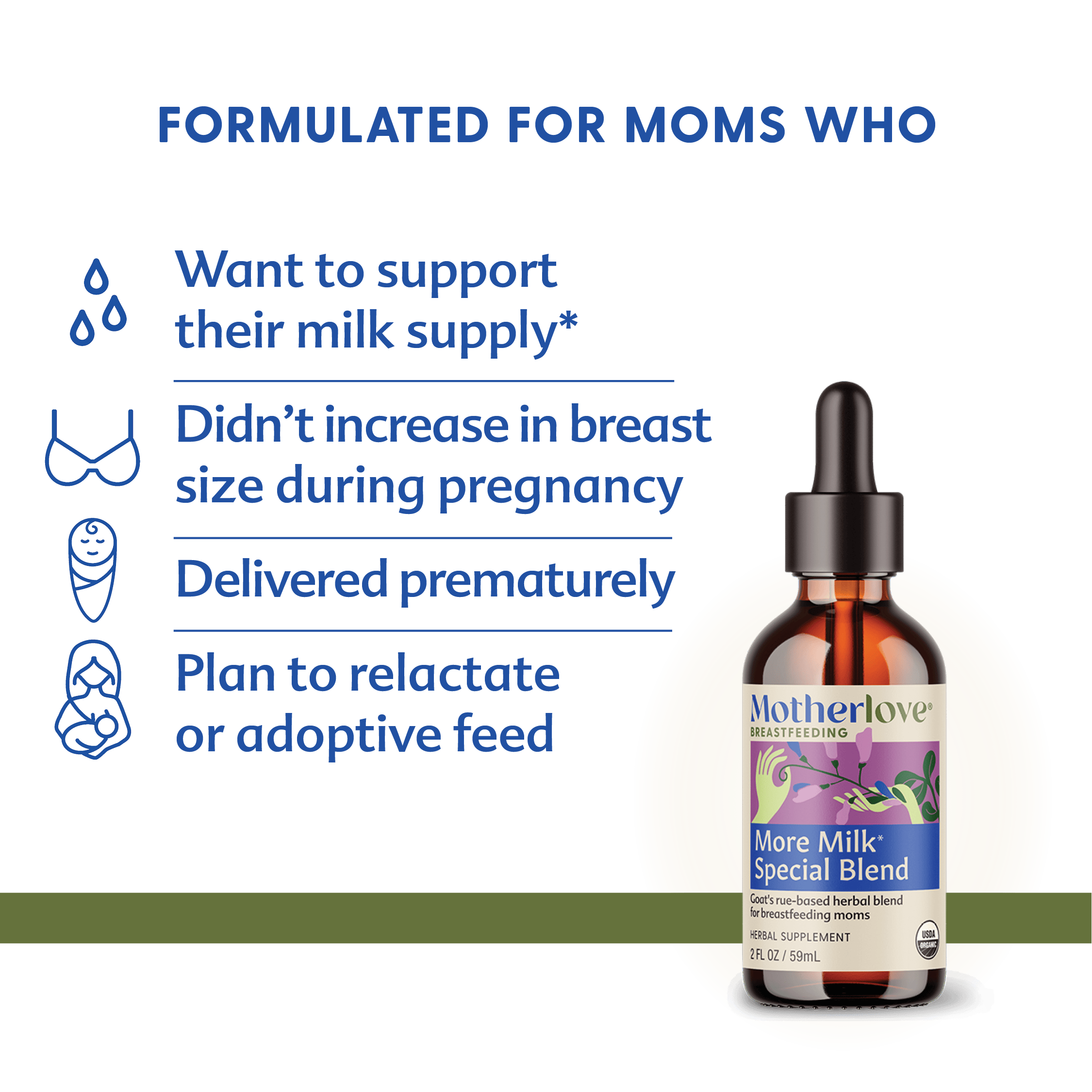 Motherlove Herbal Company Breastfeeding More Milk® Special Blend - Tincture