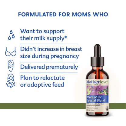 Motherlove Herbal Company Breastfeeding More Milk® Special Blend - Tincture