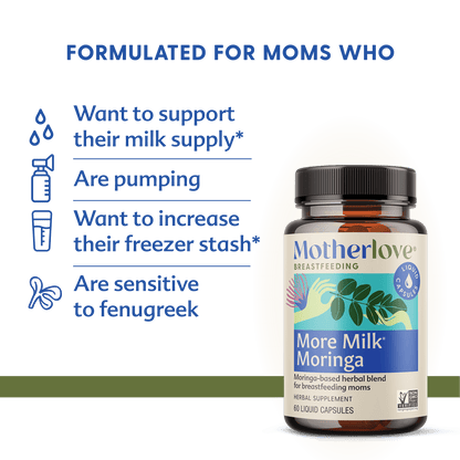 More Milk® Moringa - Liquid Capsules