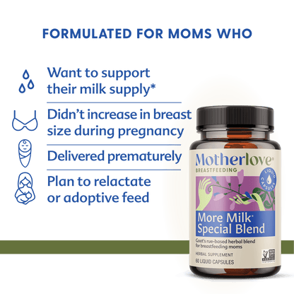 Motherlove Herbal Company Breastfeeding More Milk® Special Blend - Liquid Capsules