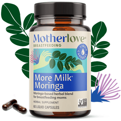 Motherlove Herbal Company Breastfeeding More Milk® Moringa - Liquid Capsules