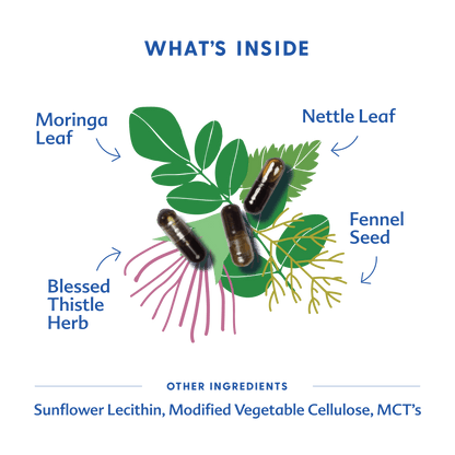 Motherlove Herbal Company Breastfeeding More Milk® Moringa - Liquid Capsules