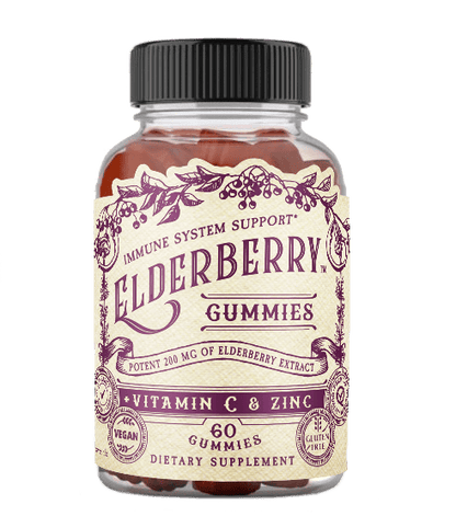 Roots and Leaves, LLC Elderberry Gummies + Vitamin C &amp; Zinc