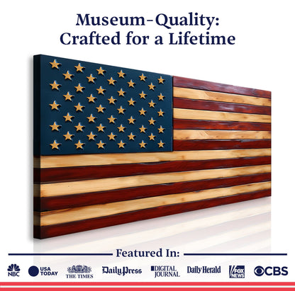 Tailored Canvases Canvas Old Glory American Flag Wall Art II
