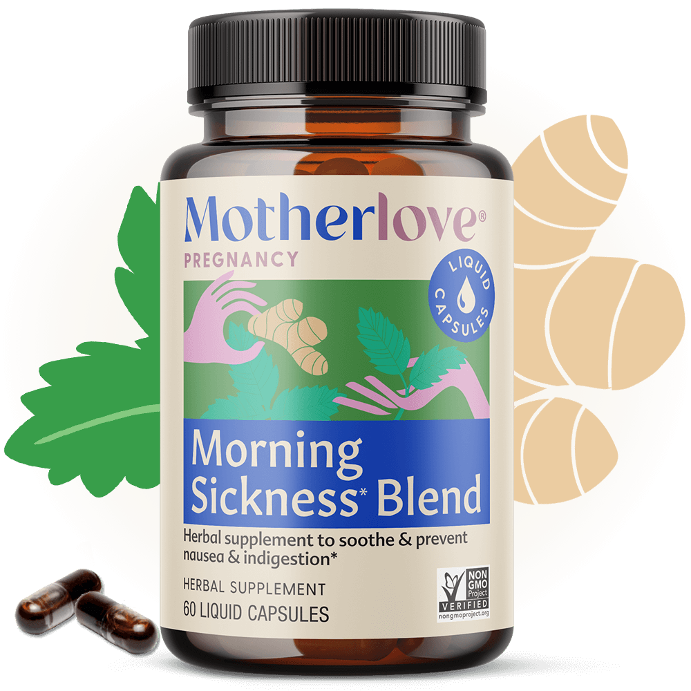 Motherlove Herbal Company Pregnancy 60 Caps Morning Sickness Blend - Liquid Capsules