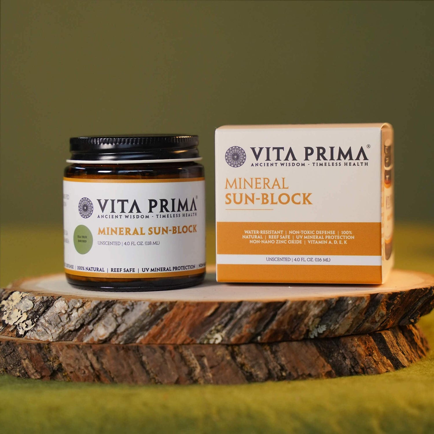 Vita Prima 4 ﬂ. oz. (118 ml) Mineral Sunblock
