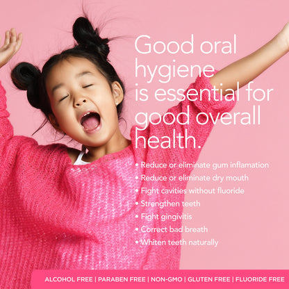ORL KIDSMouthwash Kids Bubble Gum Kids Mouthwash made with Organic Xylitol &amp; Natural Ingredients