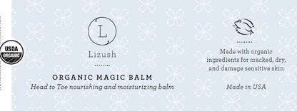 Lizush ORGANIC MAGIC BALM Head to Toe nourishing and moisturizing