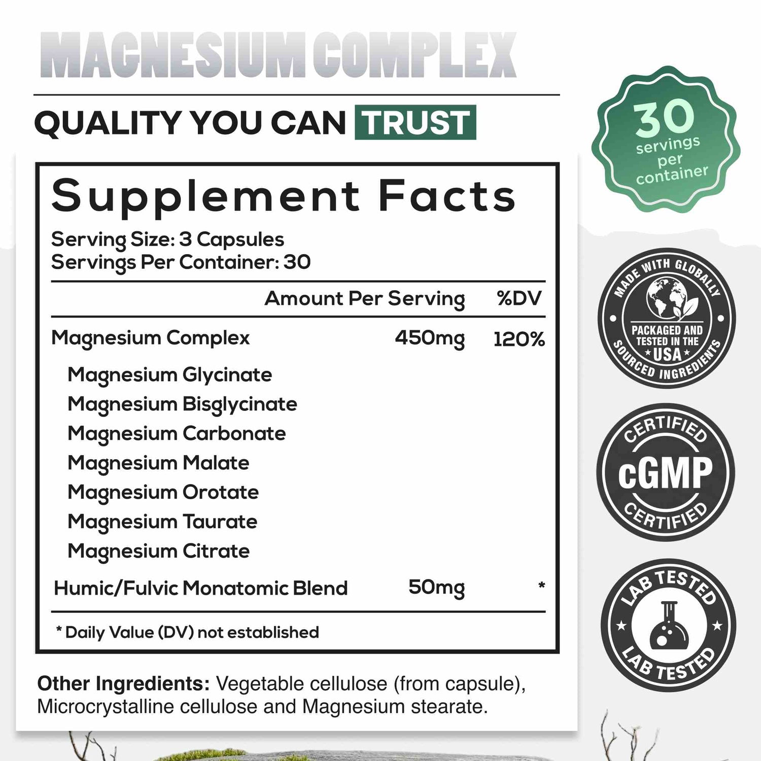Magnesium Complex | 7-in-1 Complete Spectrum Formula