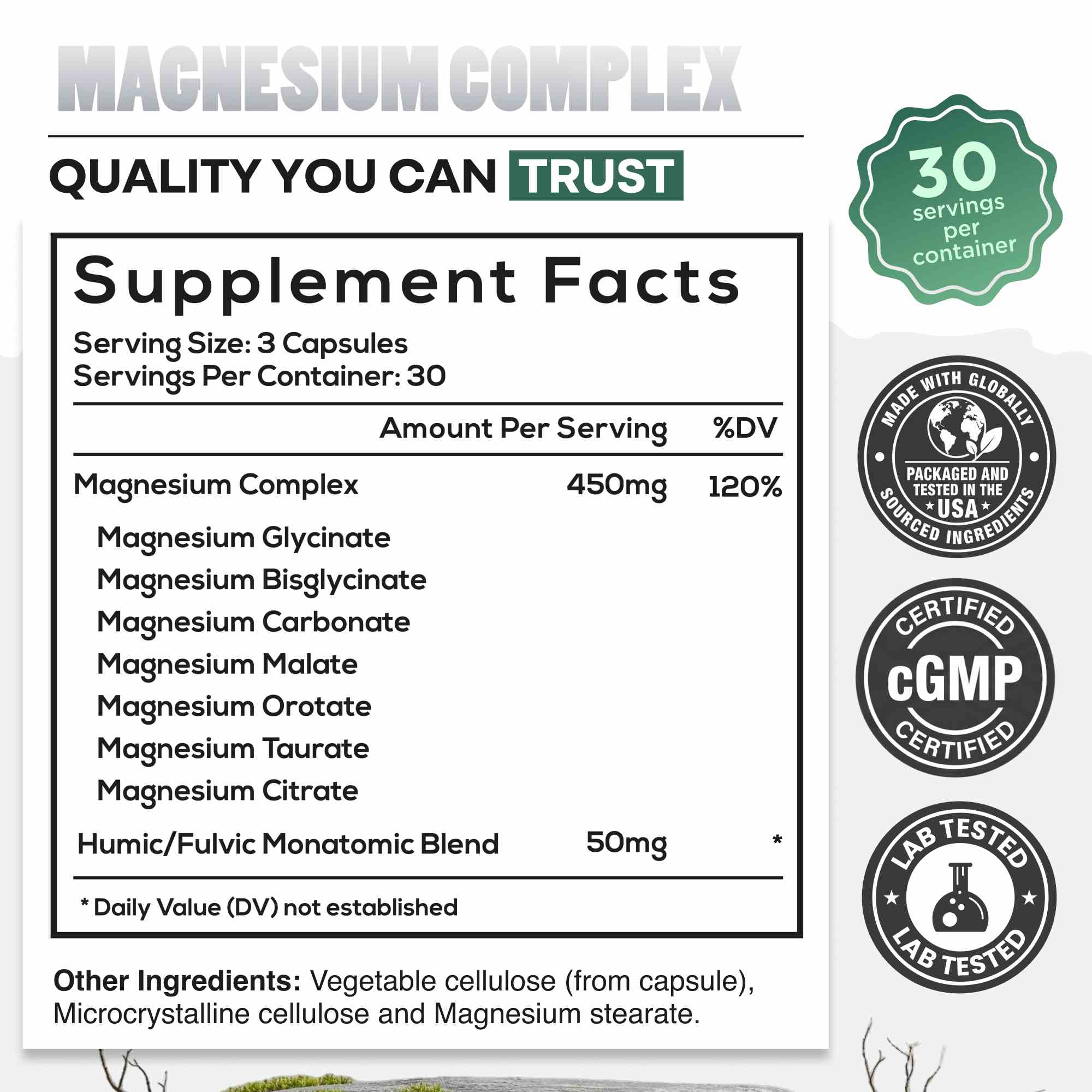 Magnesium Complex | 7-in-1 Complete Spectrum Formula