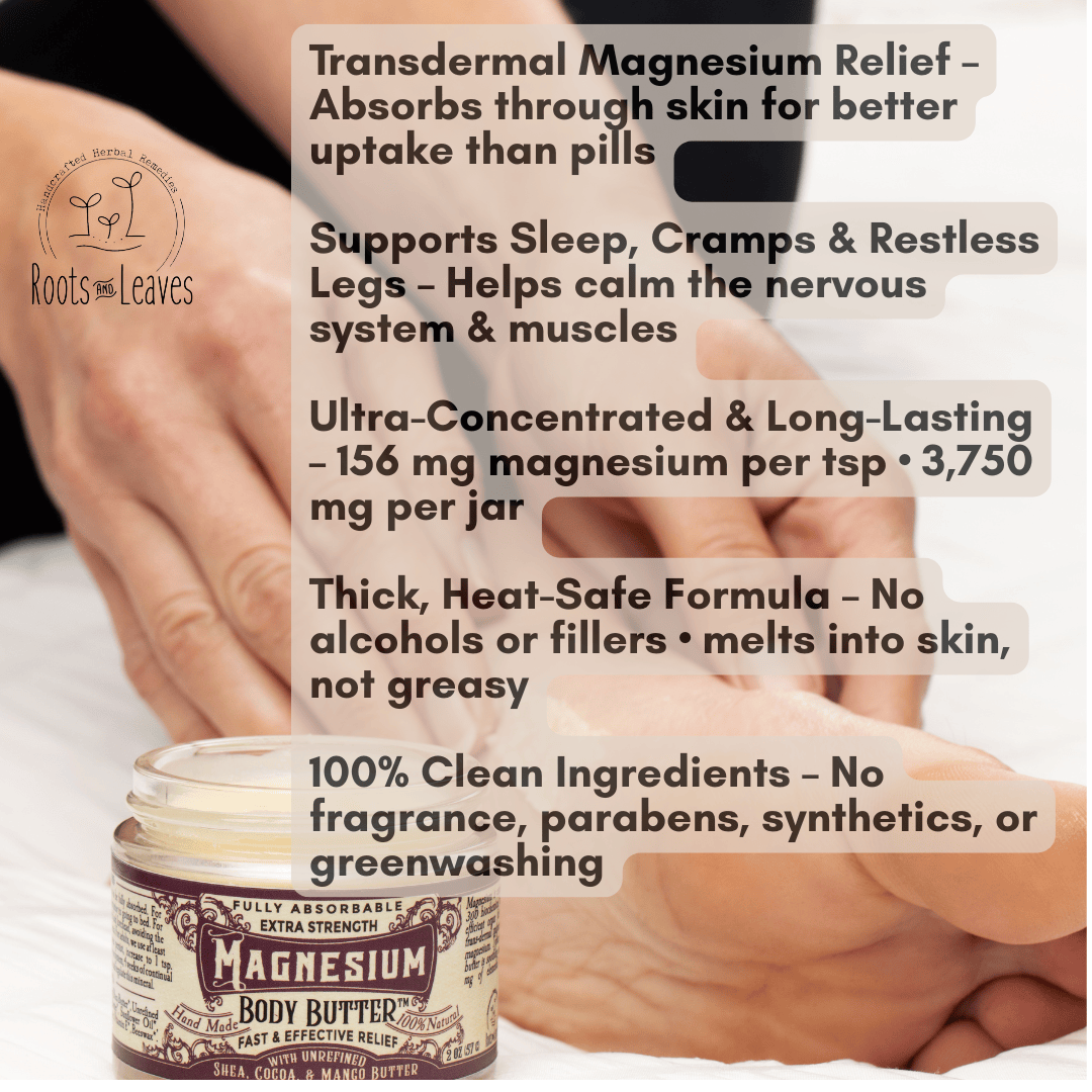 Roots And Leaves Topical Magnesium Magnesium Body Butter