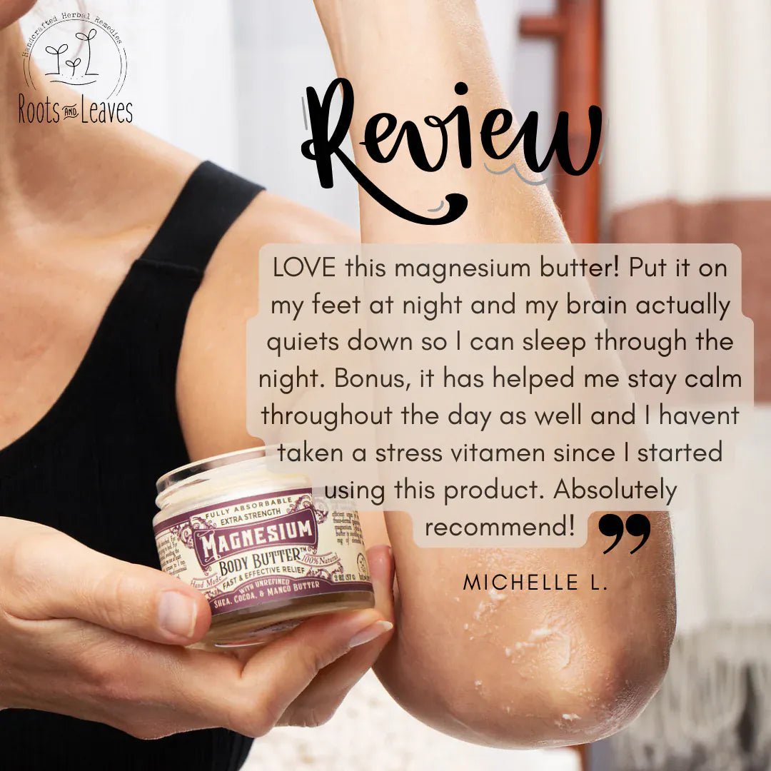 Roots and Leaves, LLC Lotion &amp; Moisturizer Magnesium Body Butter