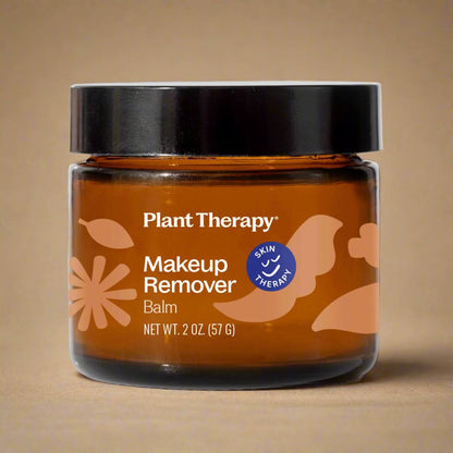Jar of Plant Therapy Makeup Remover Balm on a white background