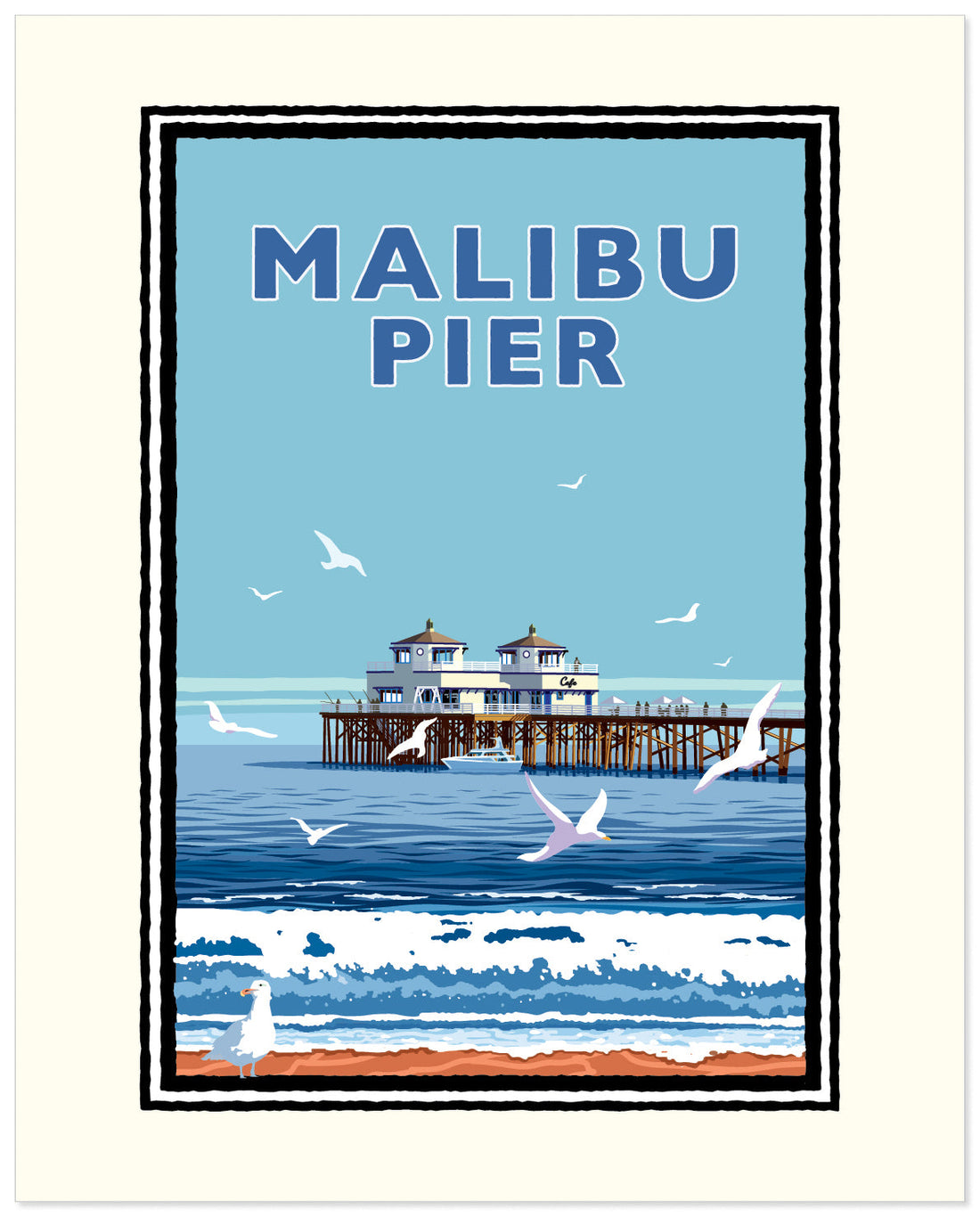 Landmark CA | Malibu Pier Day - My American Goods