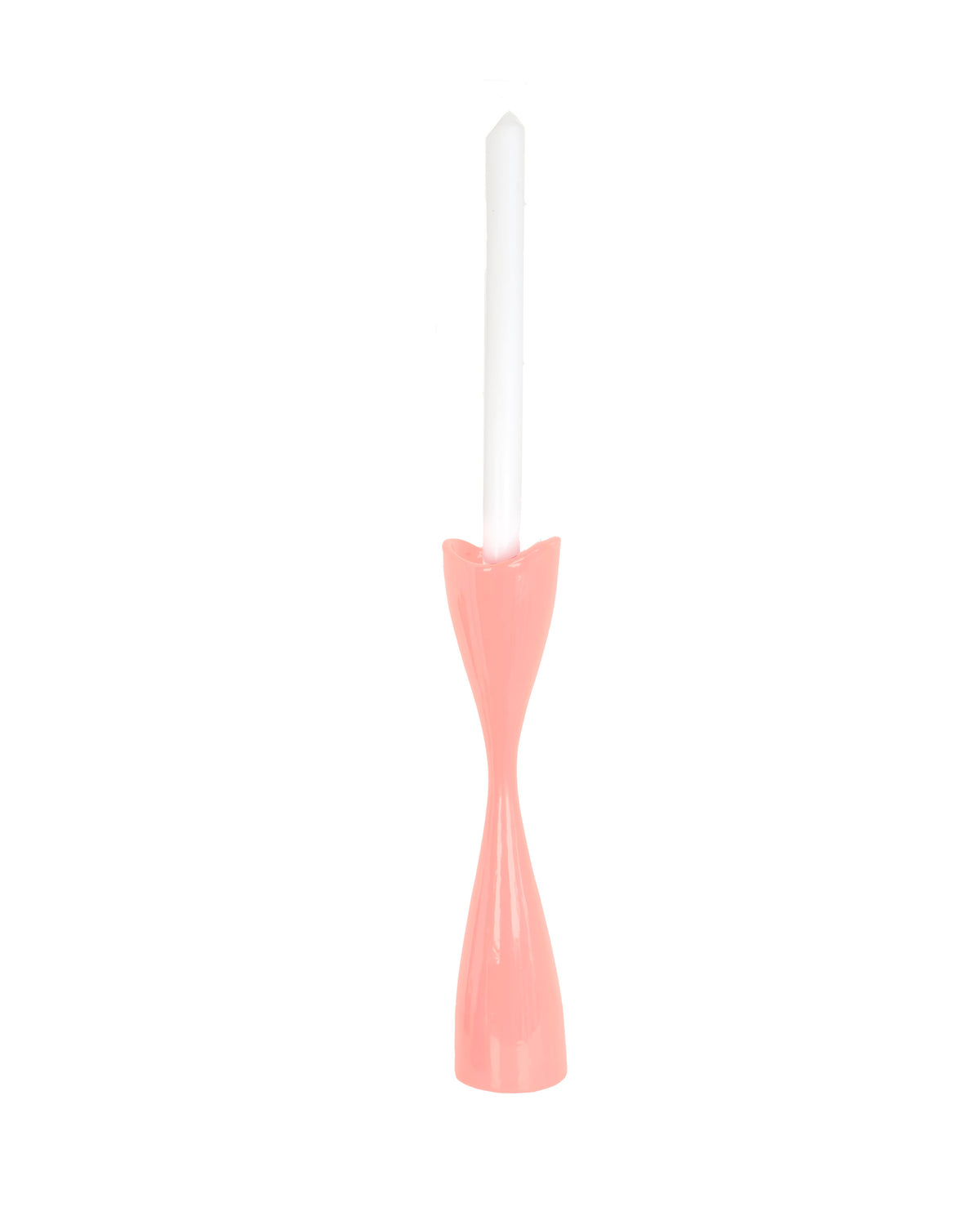 Tulip Candlestick Holders in Malibu Pink