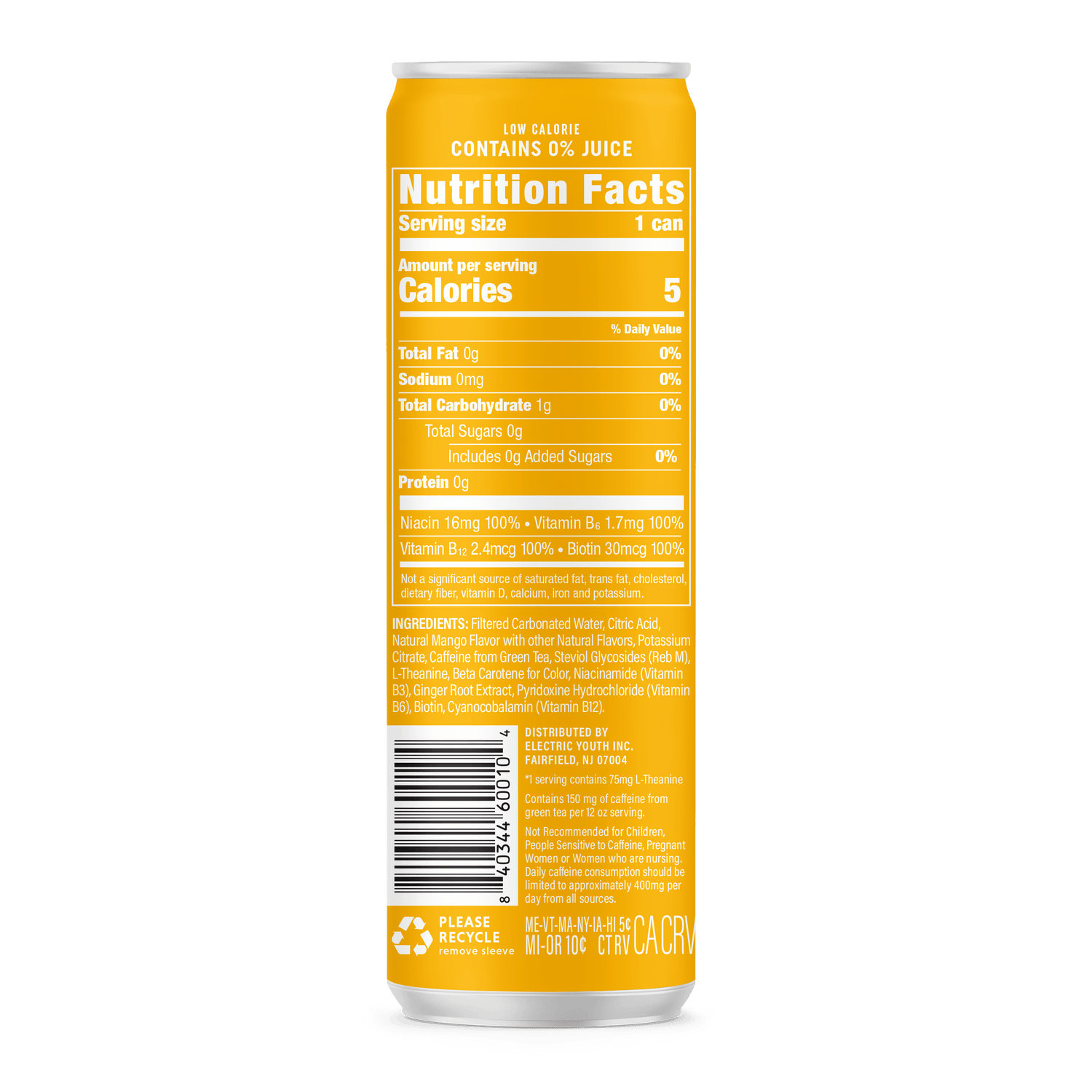 GORGIE Energy Drink Energy Drink - Sparkling Mango Burst