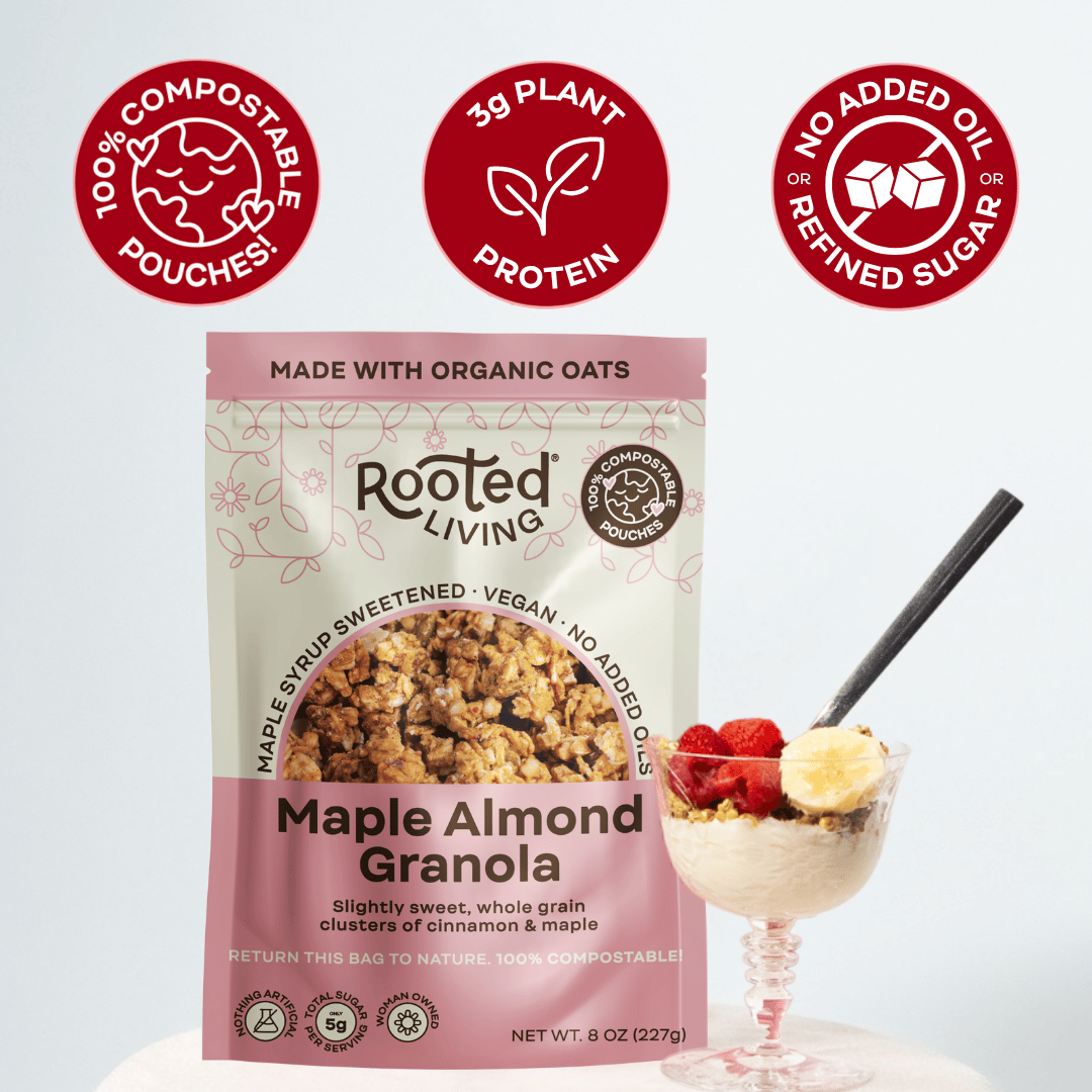 Rooted Living Granola Maple Almond Granola