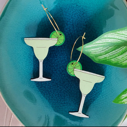 Sparkle Margarita Hoops