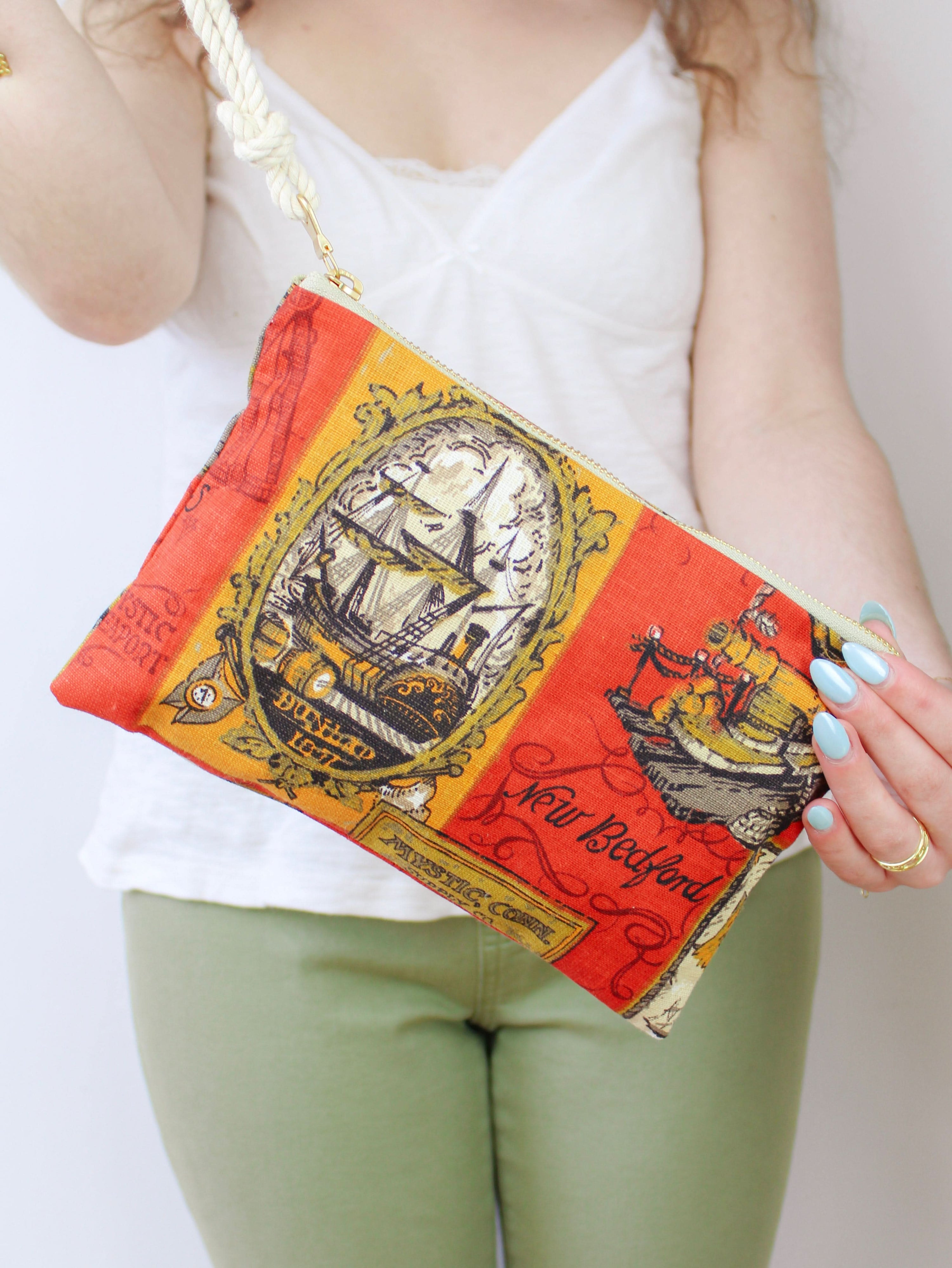 Ash &amp; Rose purse Maritime Heritage Wristlet Purse