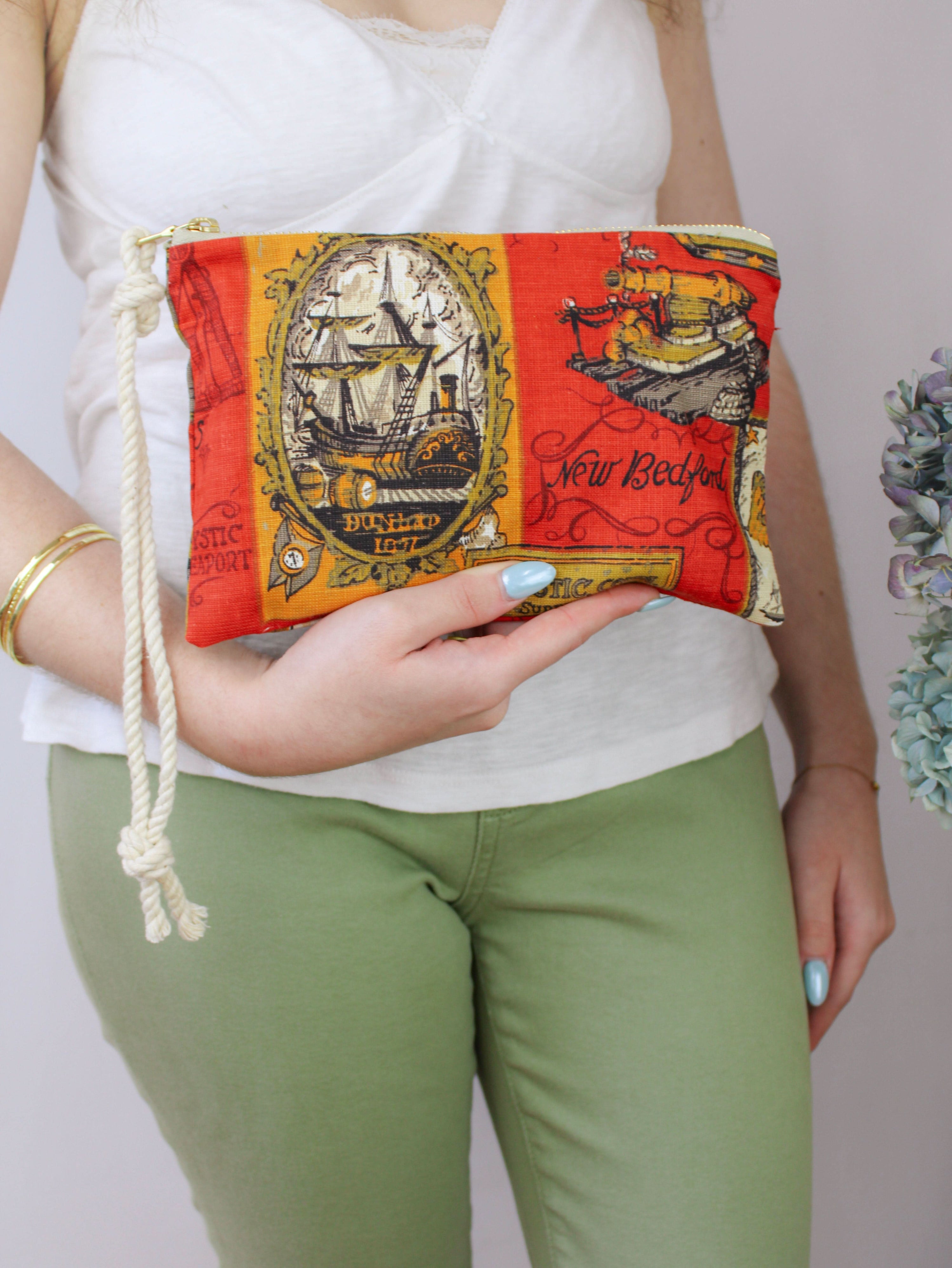 Ash &amp; Rose purse Maritime Heritage Wristlet Purse