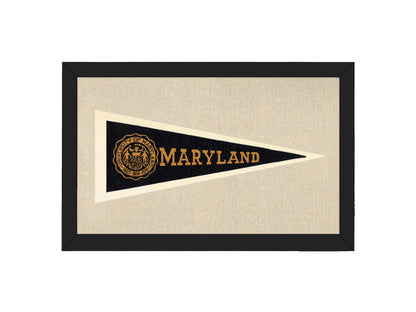 Vintage University of Maryland Pennant