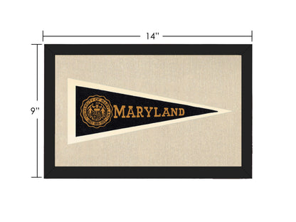 Vintage University of Maryland Pennant