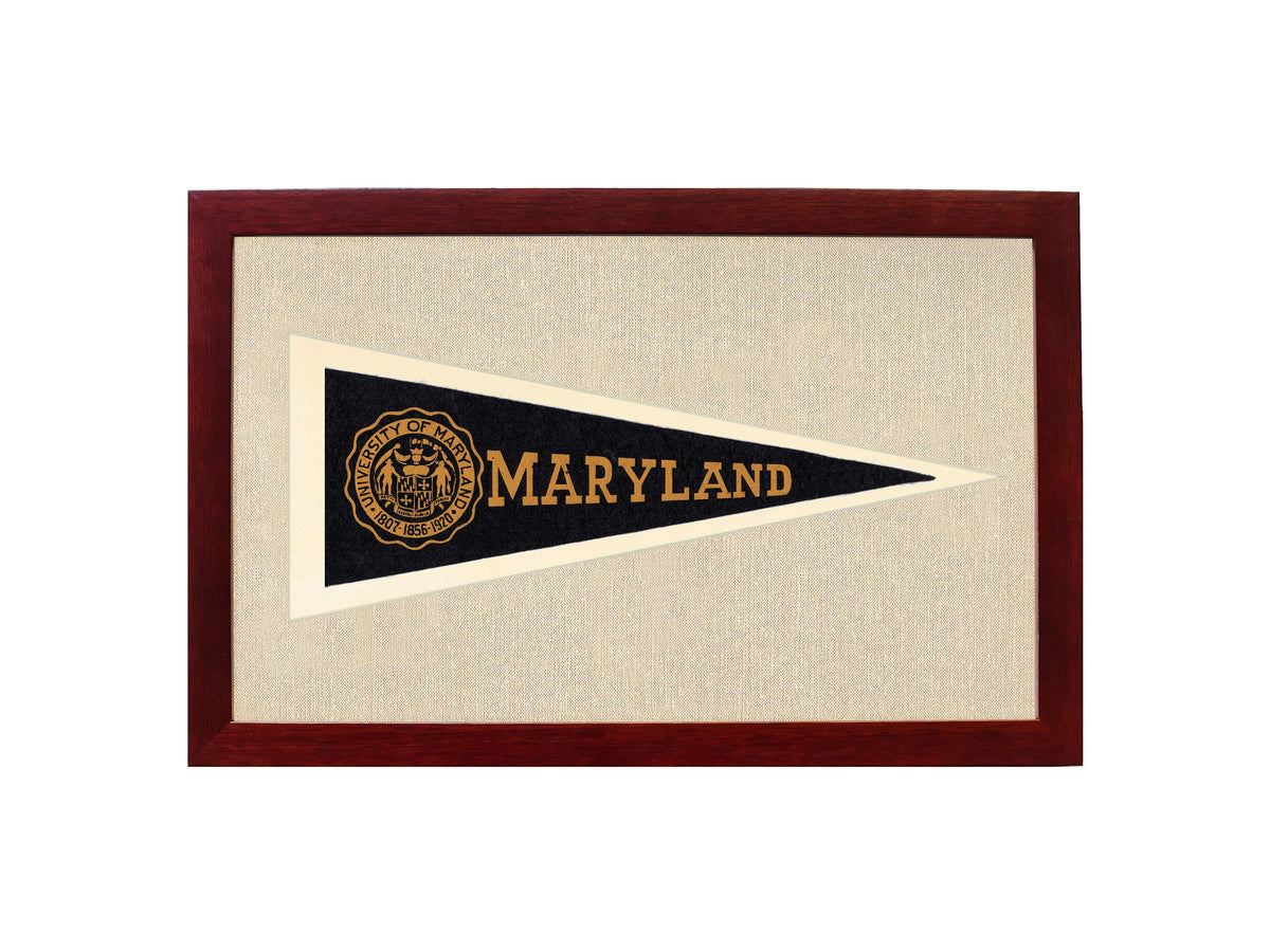 Vintage University of Maryland Pennant
