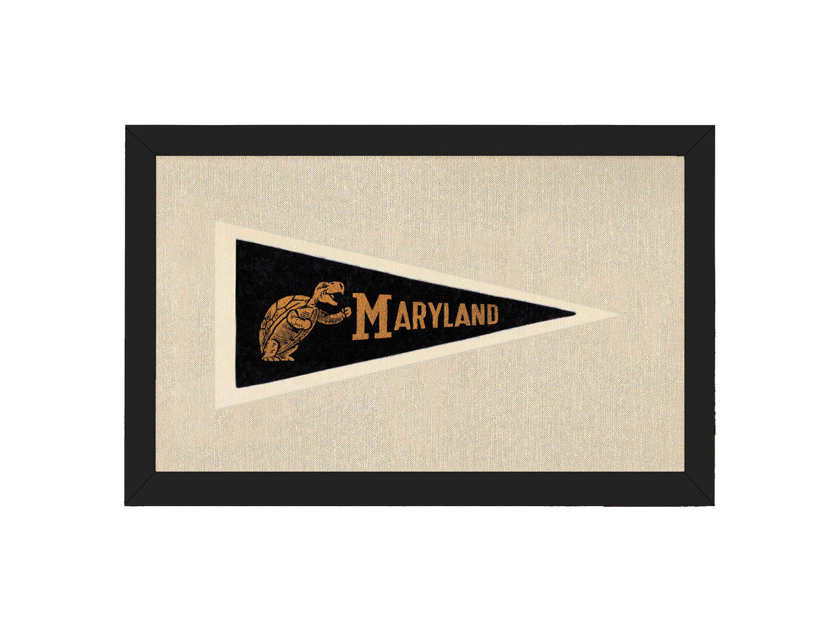 Vintage University of Maryland Pennant