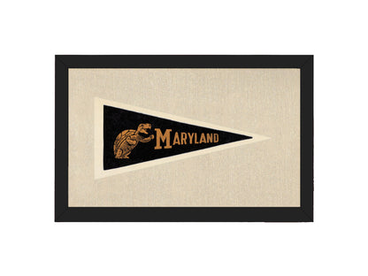 Vintage University of Maryland Pennant