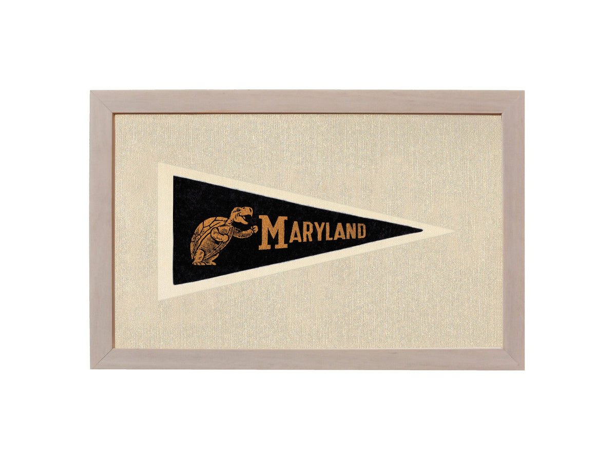 Vintage University of Maryland Pennant