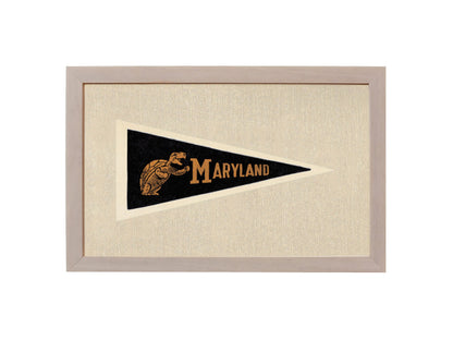 Vintage University of Maryland Pennant