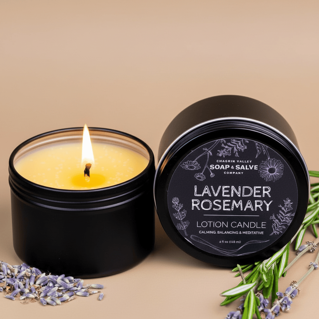 Body &amp; Massage Candle: Lavender Rosemary