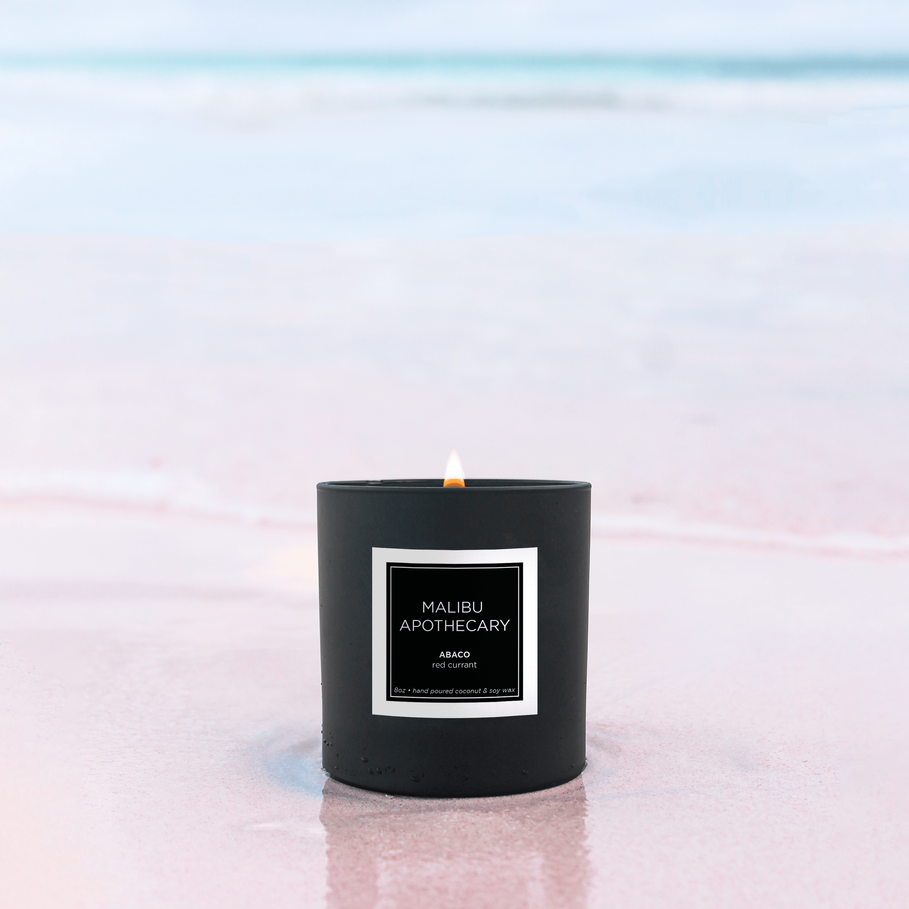 Malibu Apothecary Candle Matte Black Candle