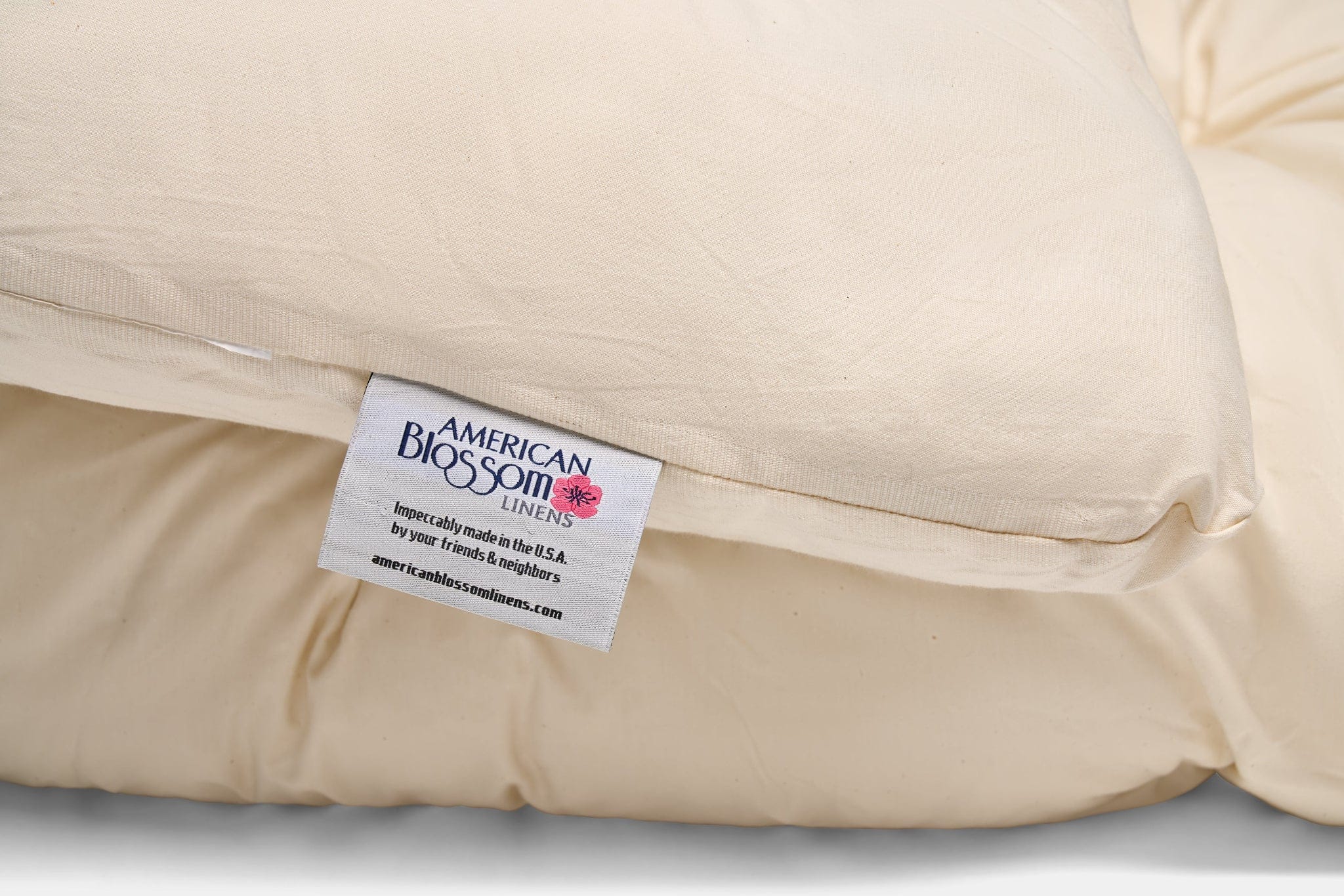 American Blossom Linens Natural Wool Mattress Topper