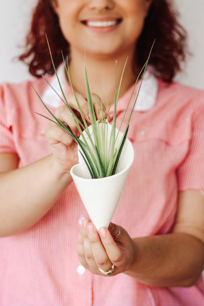 Medium Ceramic Wall Planter - My American Goods