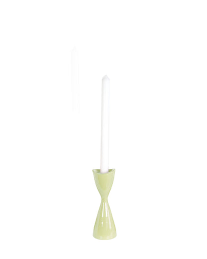 Tulip Candlestick Holders in Melon Ball