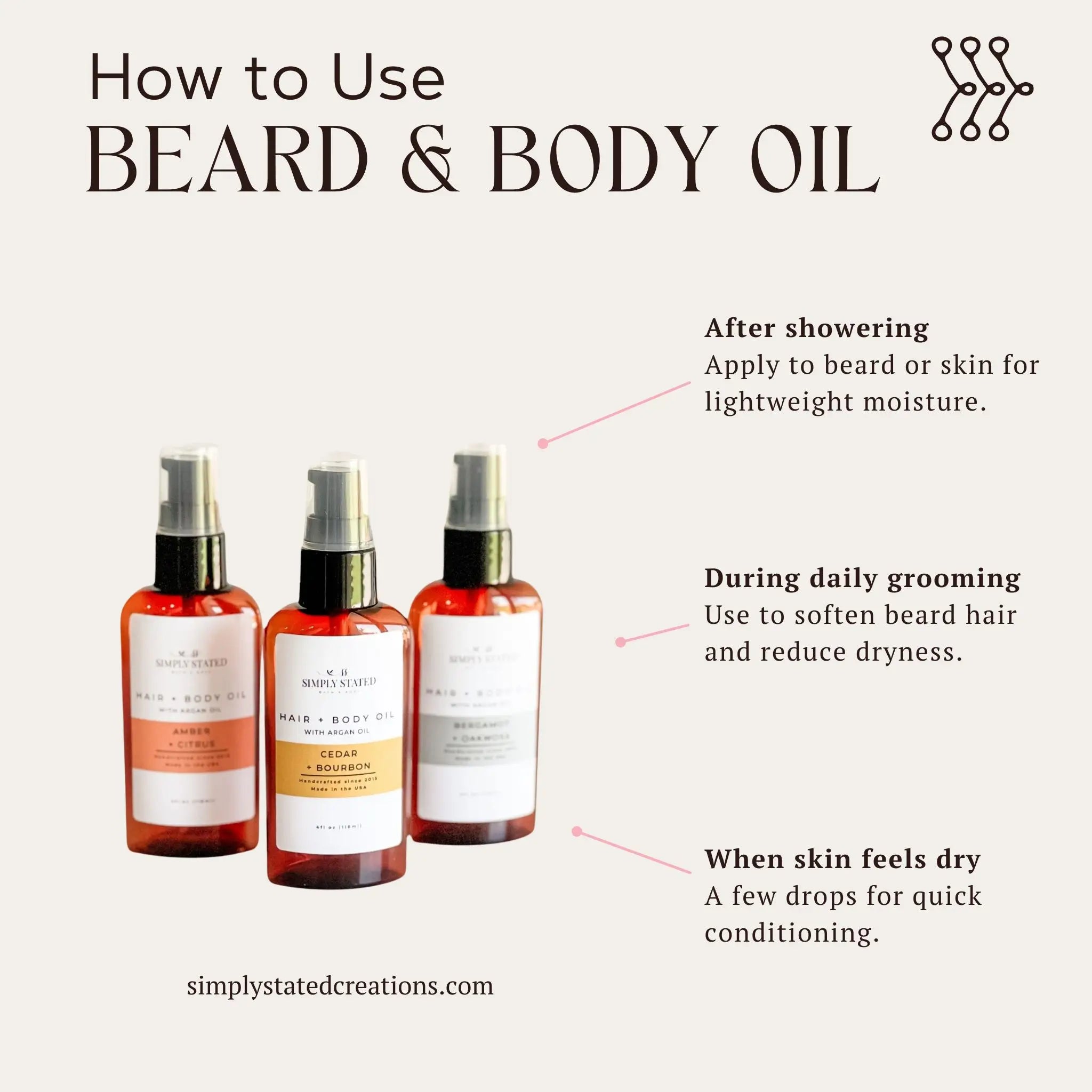 Cedar + Bourbon Beard &amp; Body Oil