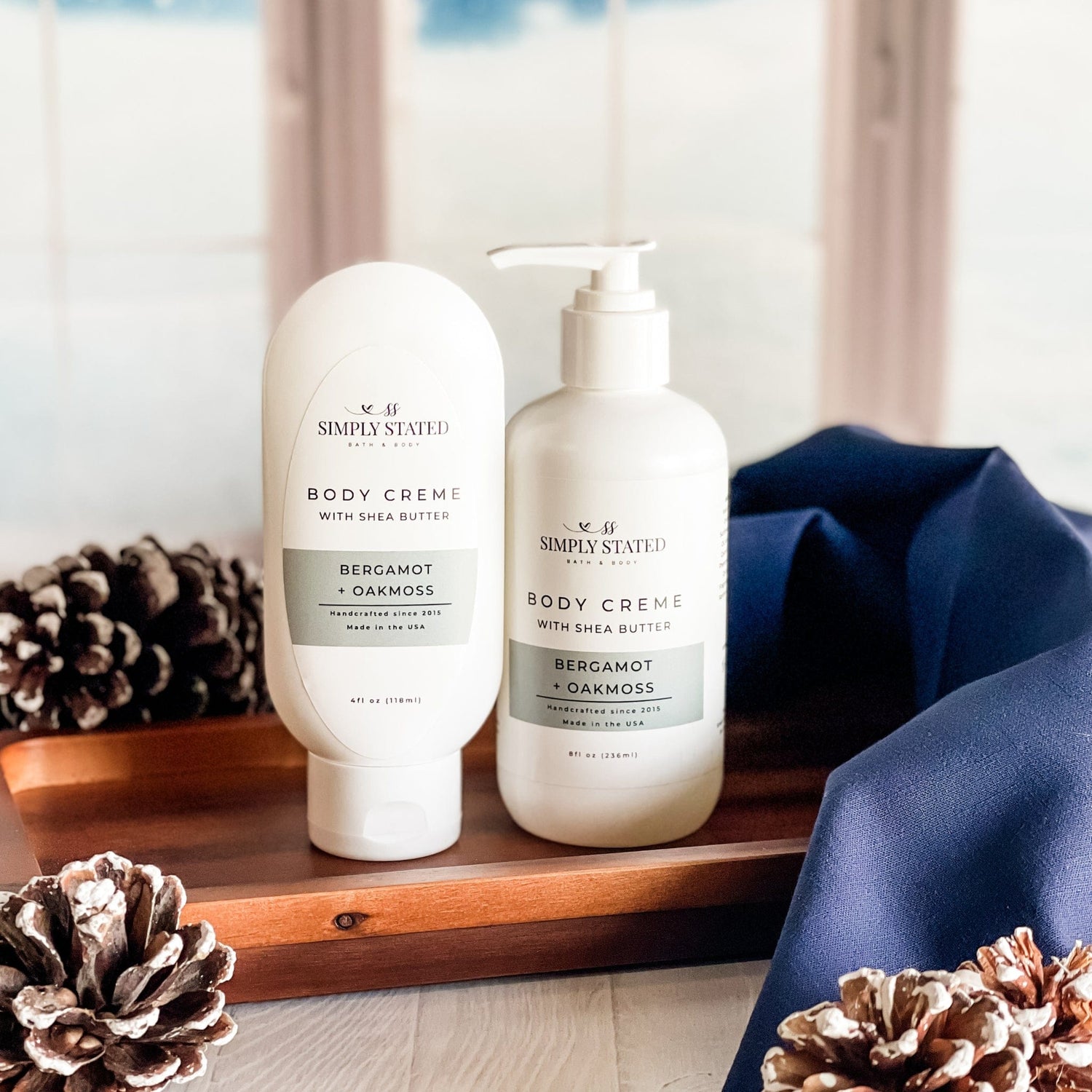 Simply Stated Creations Moisturizers Bergamot + Oakmoss Men’s Body Creme