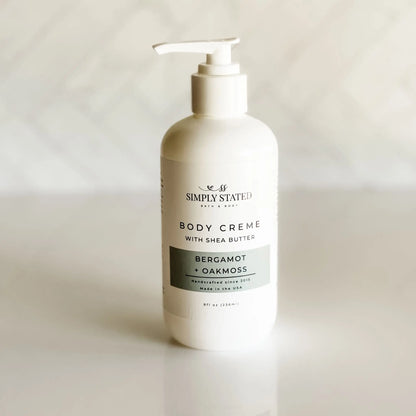 Simply Stated Creations Moisturizers Bergamot + Oakmoss Men’s Body Creme