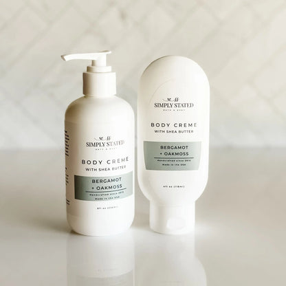 Simply Stated Creations Moisturizers Bergamot + Oakmoss Men’s Body Creme