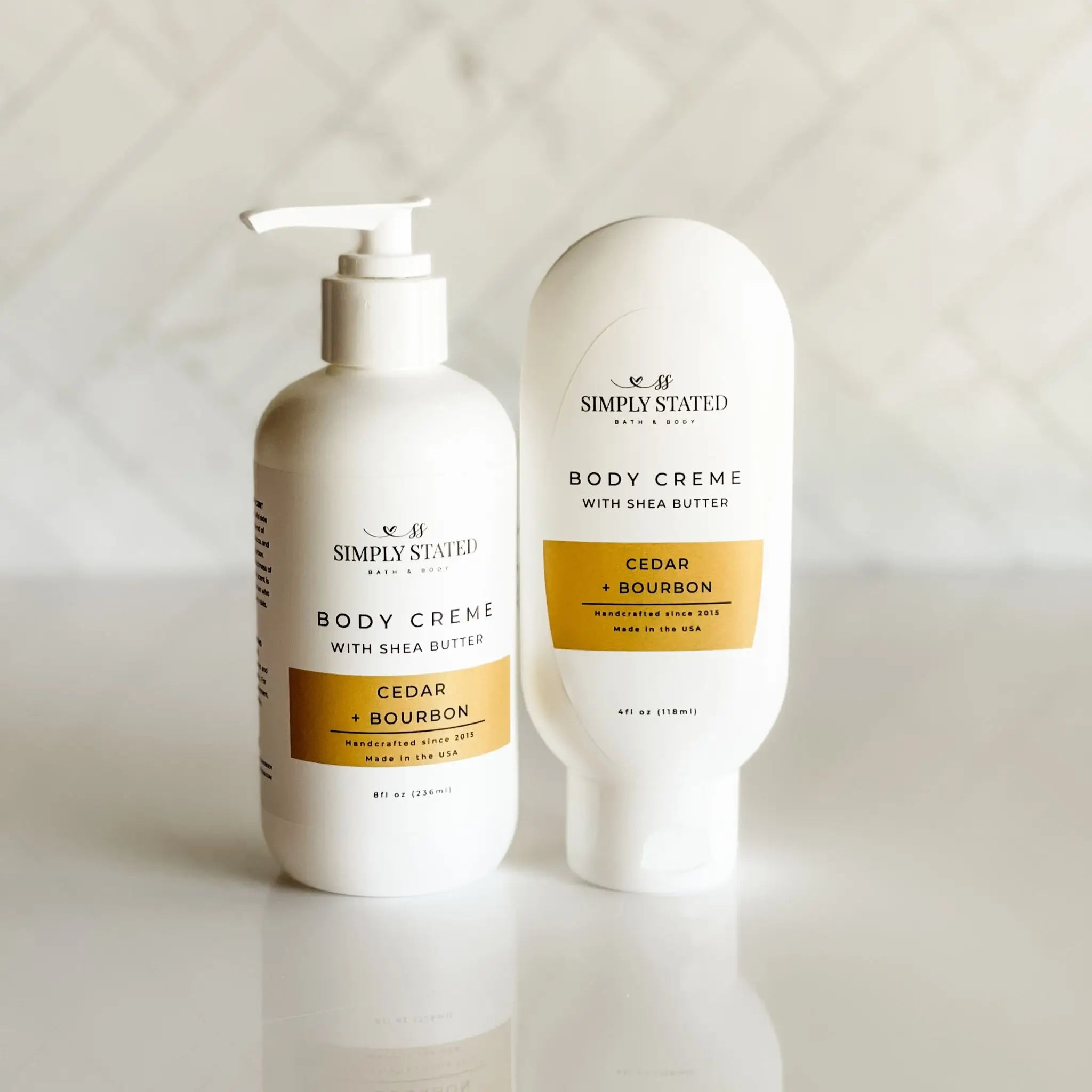 Simply Stated Creations Moisturizers Cedar + Bourbon Men’s Body Creme