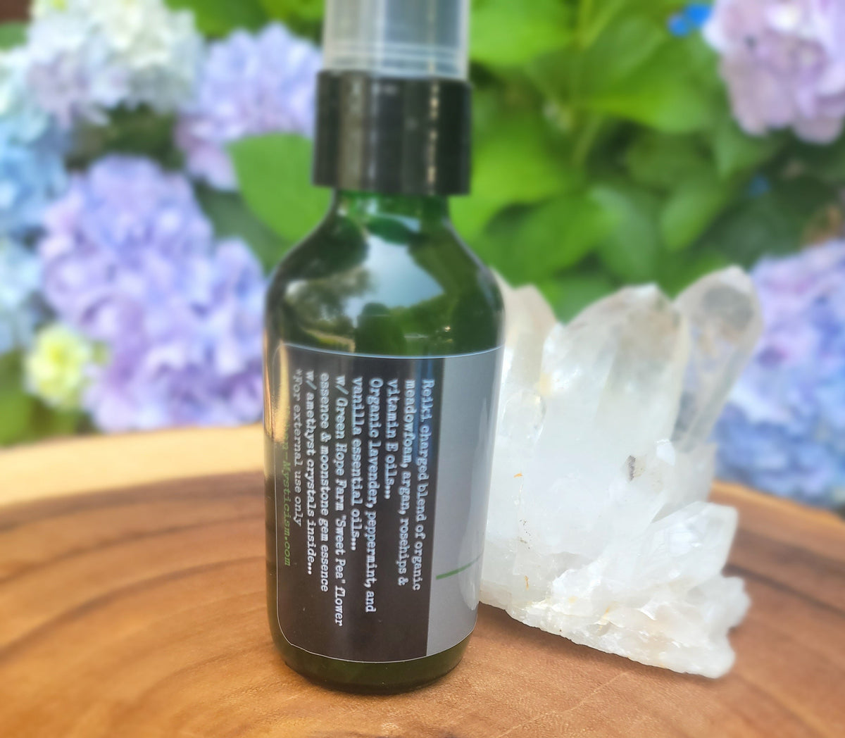 Lavender Mint Aromatherapy Gem &amp; Flower Essence Spray “Myst”