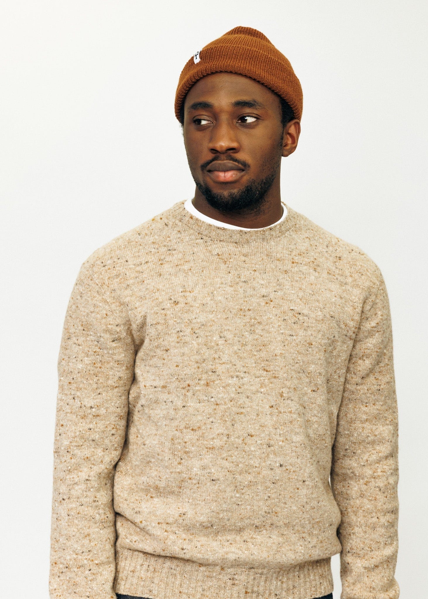 Merino Cardigan Stitch Beanie