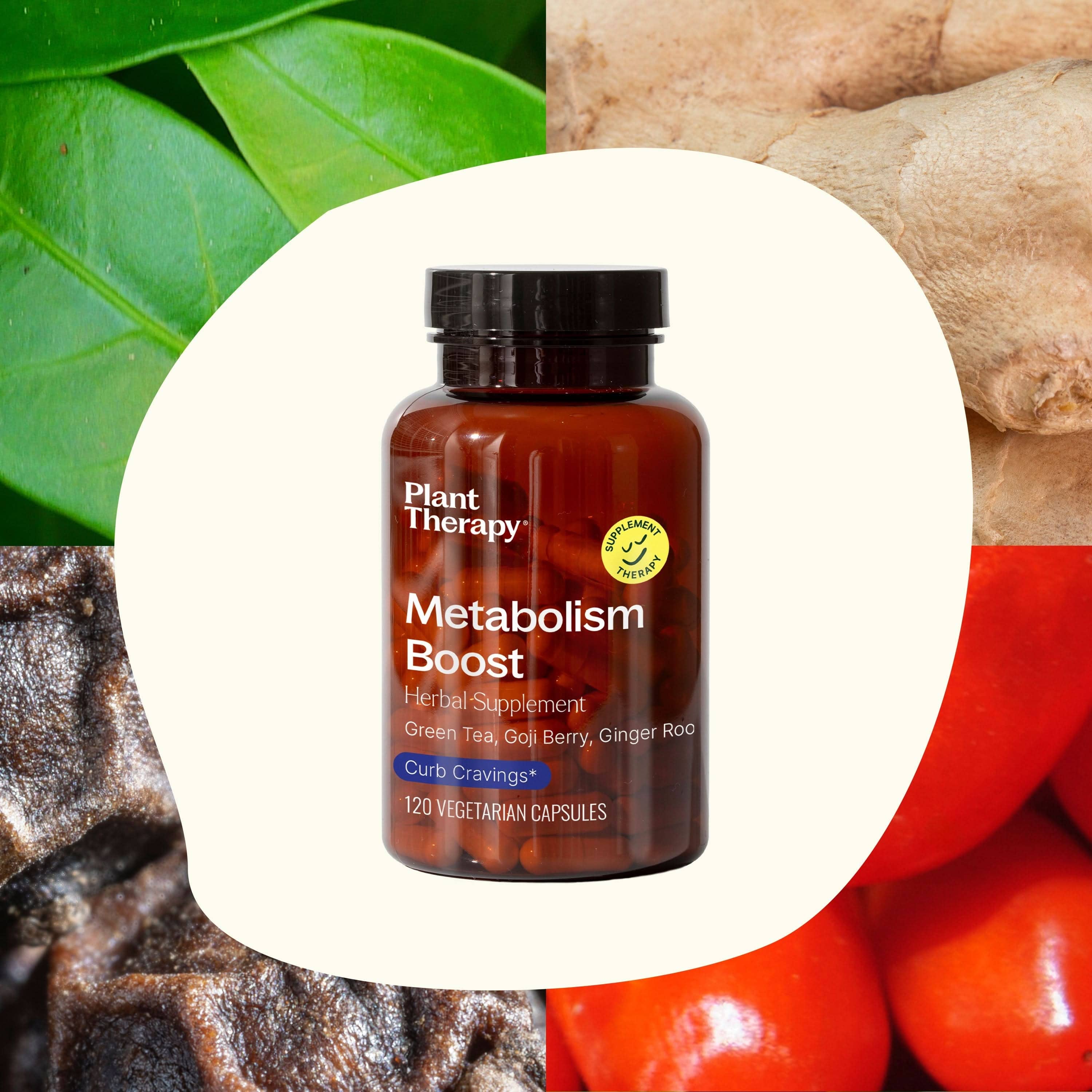 Plant Therapy Supplement 120 ct Metabolism – Plant-Powered Herbal Blend