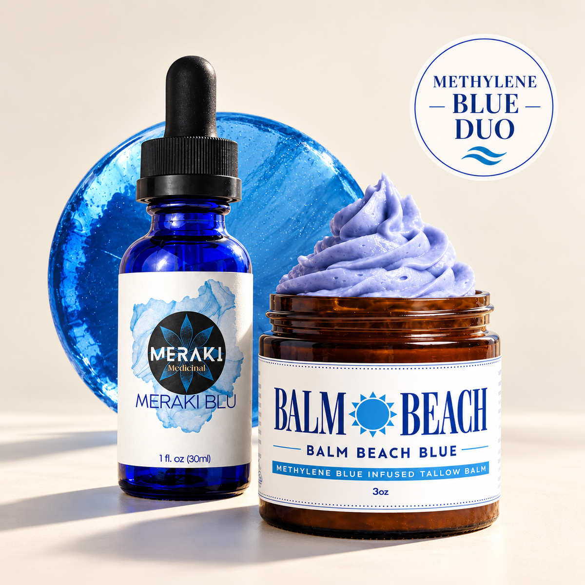 Methylene Blue Duo – Meraki Blu + Tallow Balm