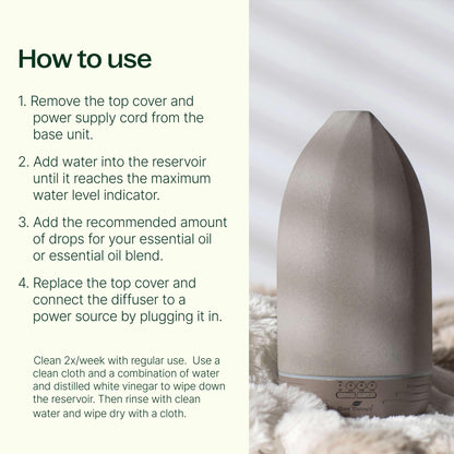 how to use Metro Stone Diffuser in gray