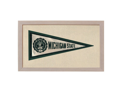 Vintage Michigan State Silk Pennant