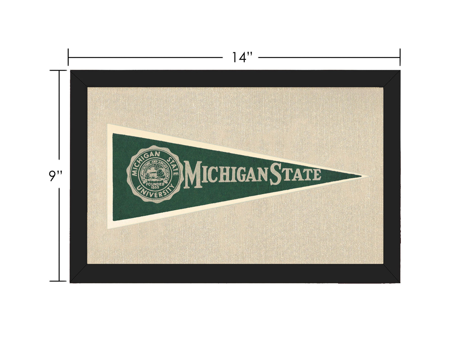 Vintage Michigan State Hormel Pennant