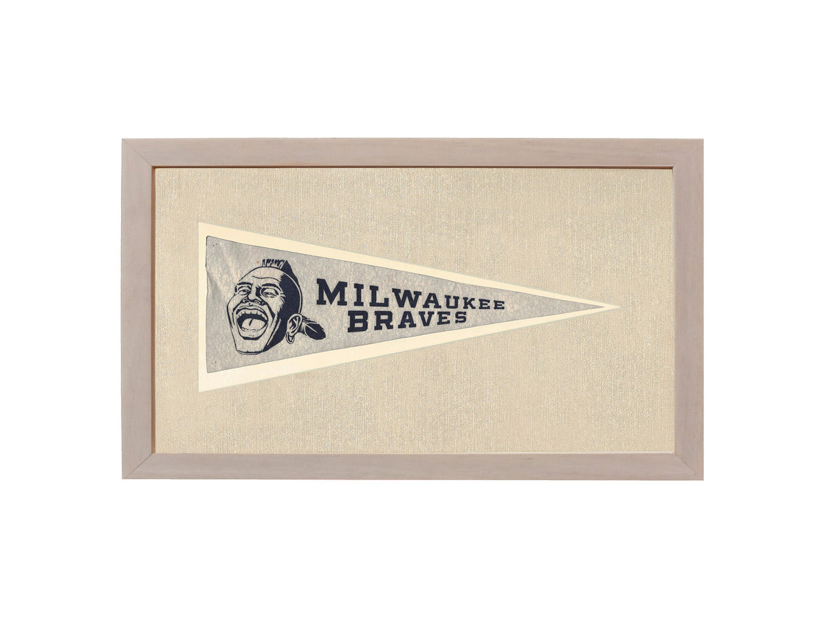 Vintage Milwaukee Braves Pennant