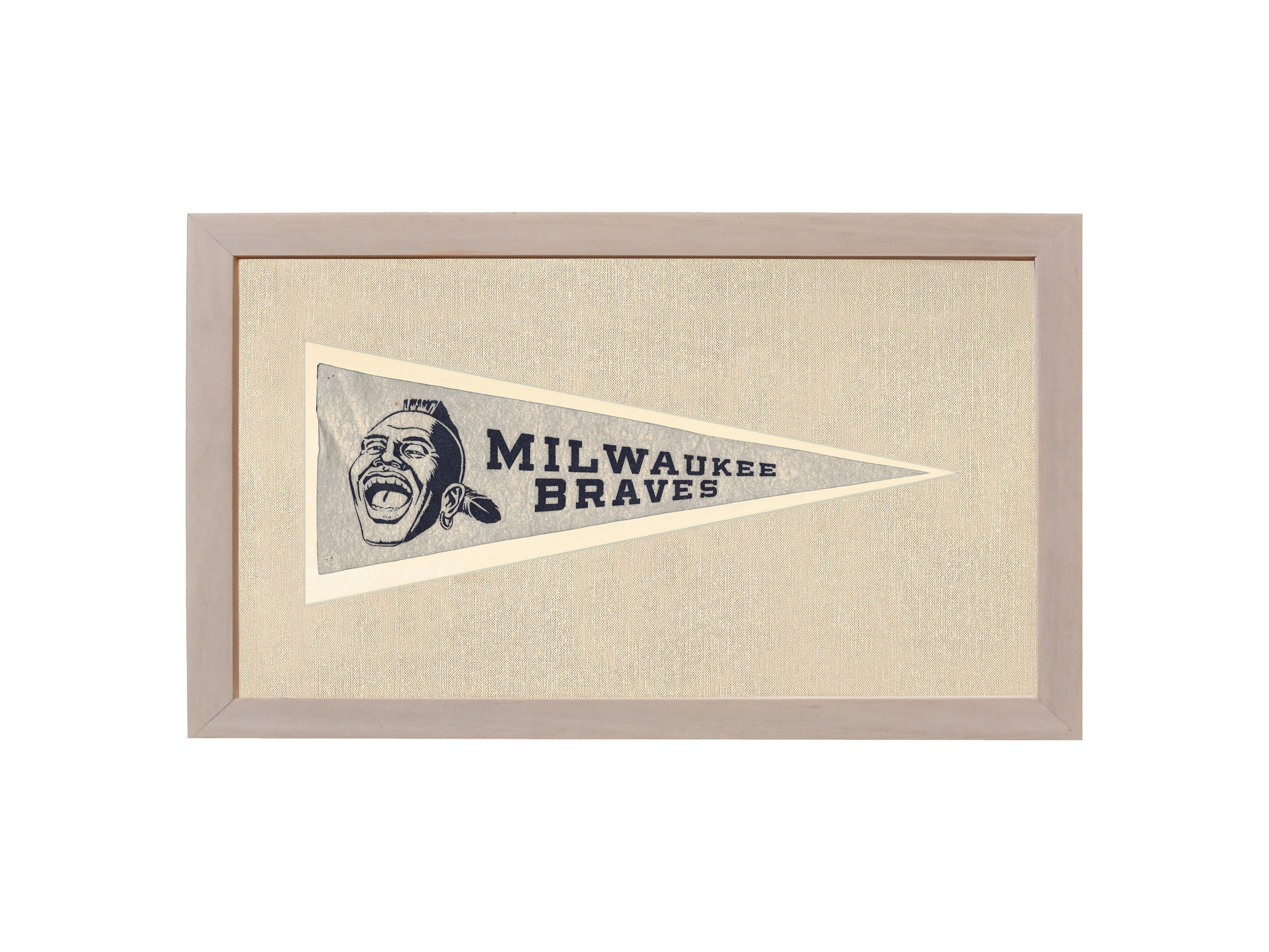Vintage Milwaukee Braves Pennant
